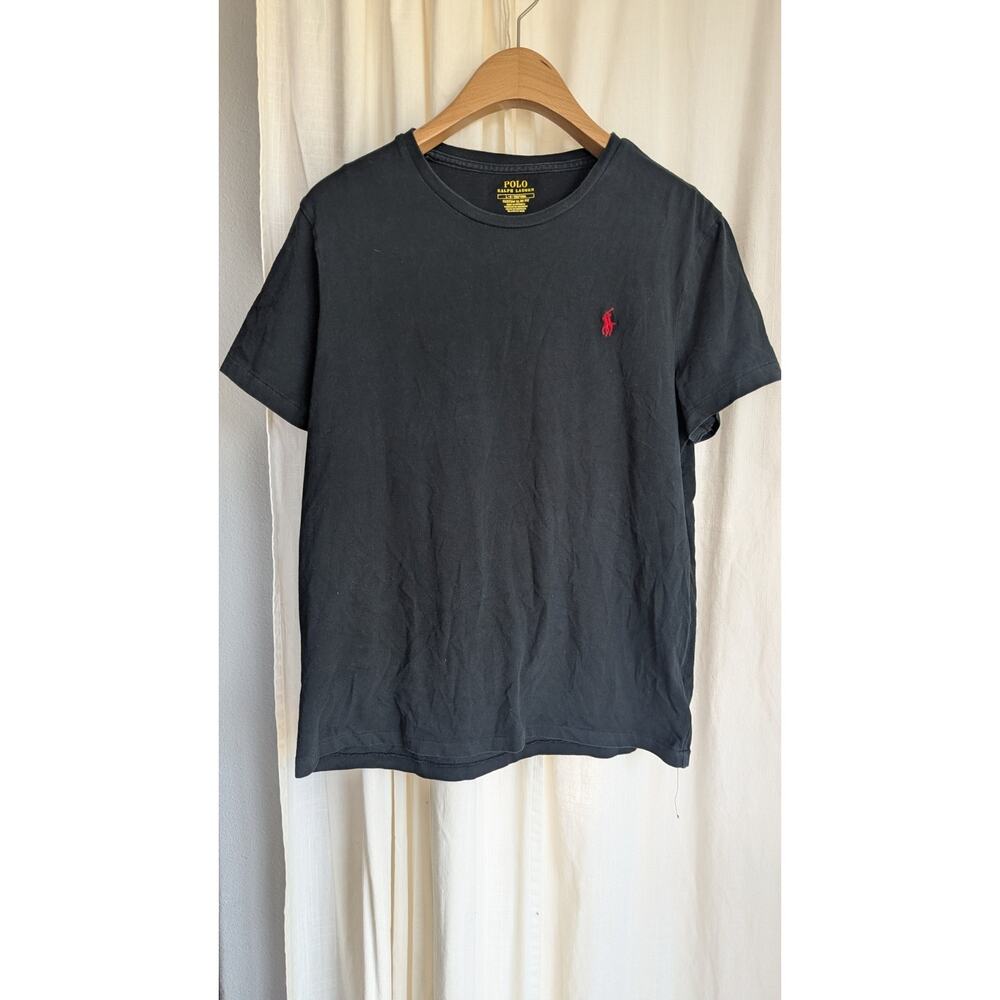 Polo Ralph Lauren Crew Neck Modern Classic Fit T-Shirt Mens L Black